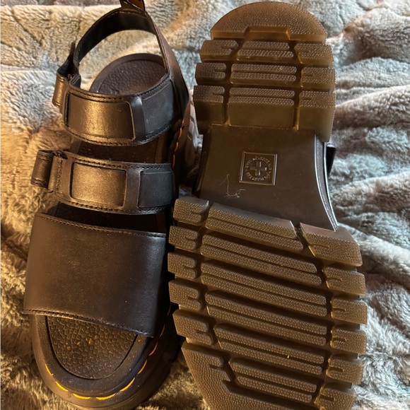 Dr. Martens Black Platform Sandals - Picture 4 of 6